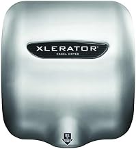 Automatic Hand Dryer, 8 sec Dry, 68 to 77, 208 to 277V AC, Silver, Brushed - 1 Each