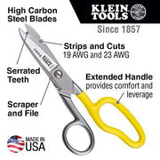 KLEIN TOOLS One Size / Yellow / Snip Nippers & Snips