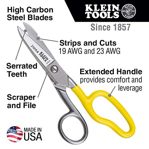 KLEIN TOOLS One Size / Yellow / Snip Nippers & Snips