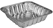 Handi-Foil Large 10" x 10" Square Aluminum Foil Poultry/Cake Baking Pans (Pack of 50)