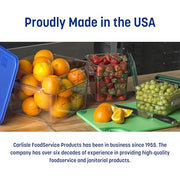 Carlisle FoodService Products 6 / Clear / 22 Quart Container Containers
