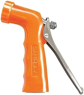 Sani-Lav Pistol Grip Spray Nozzle, 3/4" Female, 100 psi, 6.5 gpm, Safety Orange N2S - 1 Each