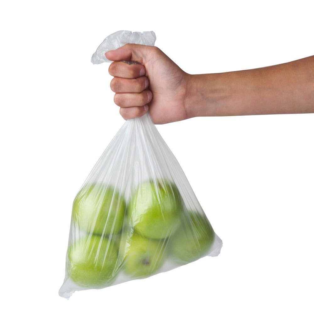 Food Bag - 1 Each by Inteplast – 12x20, 12.0 cups, High Density Polyethylene, Natural, Pack of 20