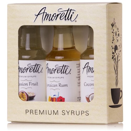 Amoretti Tropical Syrups 3 Pack / 1.7 Fl Oz (Pack of 1) / 1 Syrups