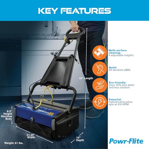 Powr-Flite Extra Large / Blue / Contemporary Floor Buffers & Parts