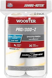 240-Pack of 4-1/2” x 3/8” Nap Wooster RR302 Jumbo-Koter Pro/Doo-Z Mini-Roller Cover, 2-Pack