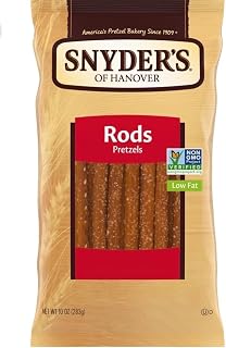 Snyder's of Hanover Pretzel Rods, 10 oz Bag