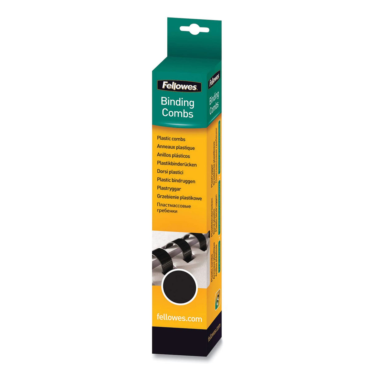 Plastic Comb Binding Spines by Fellowes – Plastic, White, Model 52508
