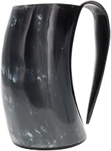 Olafs Ale House GH2101MUG Tankherd Bovine Horn Mug Viking Toasting Vessel Mug Mead or Beer Drinking Tankard - Unique Groomsmen Gifts - 20-Ounce