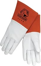 Black Stallion 35KE Long Cuff Grain Kidskin TIG Welding Gloves