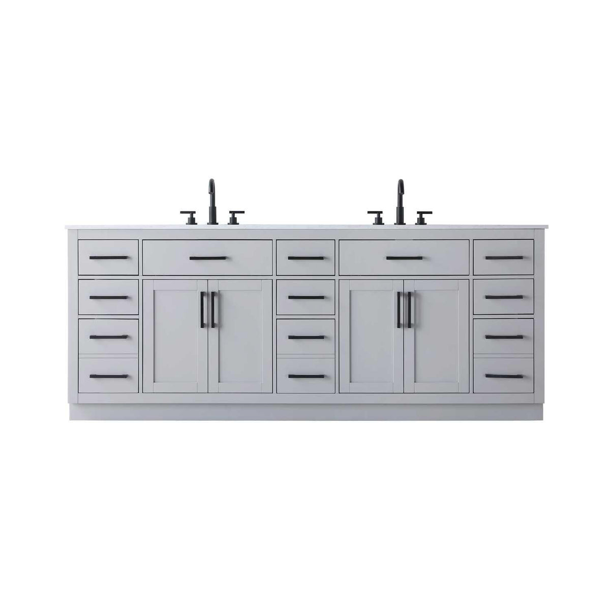 Alden Bathroom Vanity Grey by Lighting Design – Wood, Grey, Model 5608847