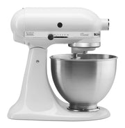 Classic Series 4.5 Quart Tilt-Head Stand Mixer K45SS by KitchenAid – 4.5 Q, 4.5 quarts, Stainless Steel, White, Pack of 4