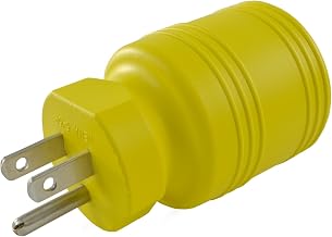 Conntek 30222-YW 15A to L5-30R Plug Adapter,Yellow