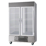 Beverage-Air 52" Horizon Series Two Section Glass Door Reach-In Freezer 49 cu.ft. Capacity Stainless Steel Exterior and Interior with Bottom Mounted by Beverage Air – Model