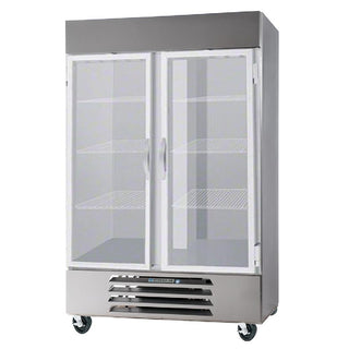 Beverage-Air 52" Horizon Series Two Section Glass Door Reach-In Freezer 49 cu.ft. Capacity Stainless Steel Exterior and Interior with Bottom Mounted by Beverage Air – Model