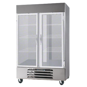Beverage-Air 52" Horizon Series Two Section Glass Door Reach-In Freezer 49 cu.ft. Capacity Stainless Steel Exterior and Interior with Bottom Mounted by Beverage Air – Model