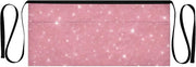 Pink Glitter Waist Apron with 3 Pockets Waiter Server Short Aprons 25.2x11.8 Inch Stain Resistant Apron for Kitchen Garden Restaurant 1 Pack