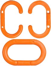Mr. Chain Plastic Master Link, 1.5" Link, Safety Orange, 10/Pack