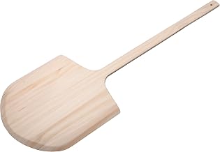 Winco 42" Tan Wood Commercial Pizza Peel