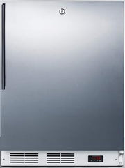 ACCUCOLD VT65MLBISSHVADA ADA Compliant Built-in Medical All-Freezer Capable of -25ºC Operation with Front Lock, Wrapped Stainless Steel Door, Thin Handle and White Cabinet