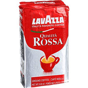 Lavazza Qualita Rossa / 8.8 Ounce (Pack of 10) / 10 Ground Coffee