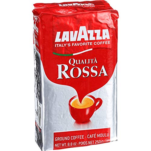 Lavazza Qualita Rossa / 8.8 Ounce (Pack of 10) / 10 Ground Coffee