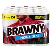 Brawny 120 Count (Pack of 12) / White / OLD Paper Towels