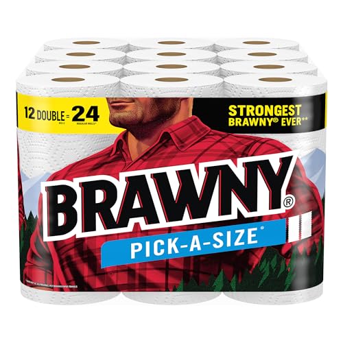 Brawny 120 Count (Pack of 12) / White / OLD Paper Towels