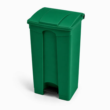 Step-On Trash Can by Glownary – 23 Gallon, 23.0 gallons, Resin, Green, Model 475stpkt23gn