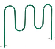 Global Industrial 68" L Wave Bike Rack, Below Ground Mount, 7-Bike Capacity