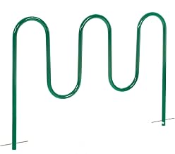 Global Industrial 68" L Wave Bike Rack, Below Ground Mount, 7-Bike Capacity