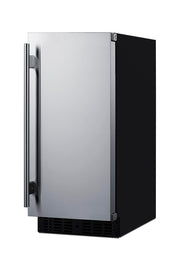 Summit Appliance Stainless Steel / 32.0" H x 14.75" W x 17.75" D / 1.72 cubic_feet Beverage Refrigerators