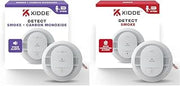 Hardwired Smoke & Carbon Monoxide Detector with 10-Year Battery Backup Bundle with Kidde Hardwired Smoke Detector with 10-Year Battery Backup