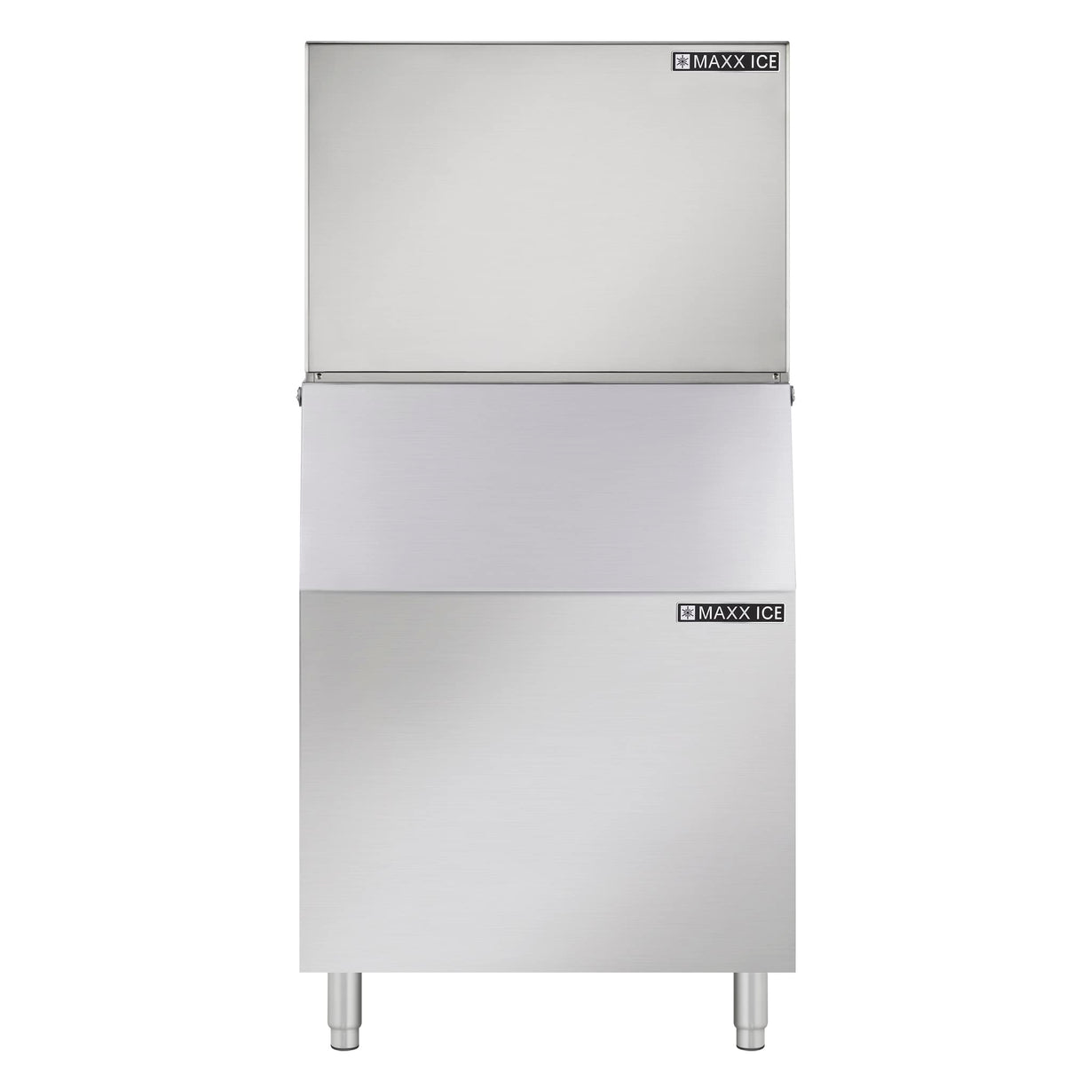MIM450 Modular Ice Maker with Bin by Maxx Ice – 450 pounds, Stainless Steel, Model MIM452B