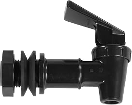 Economy Beverage Dispenser Faucet - Polycarbonate, Black