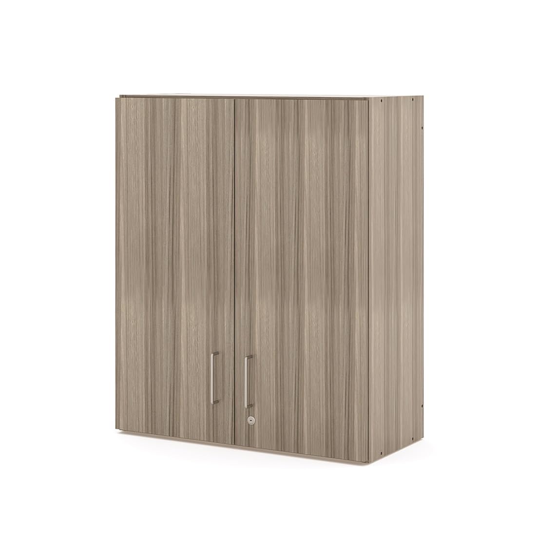 3-Level Wall Cabinet by Tot Mate – 3/4" Thick Industrial Grade Wood Composite Core With Laminate Surfacing, Shadow Elm Gray, Model TM2317