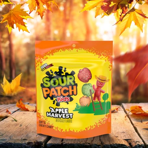 Sour Patch Kids Apple / 10 Ounce (Pack of 6) / Green,Orange,Red Gummy Candy