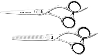 JW Shears CSL Series Shear & Thinner Combo - FREE Case Included (5.75")