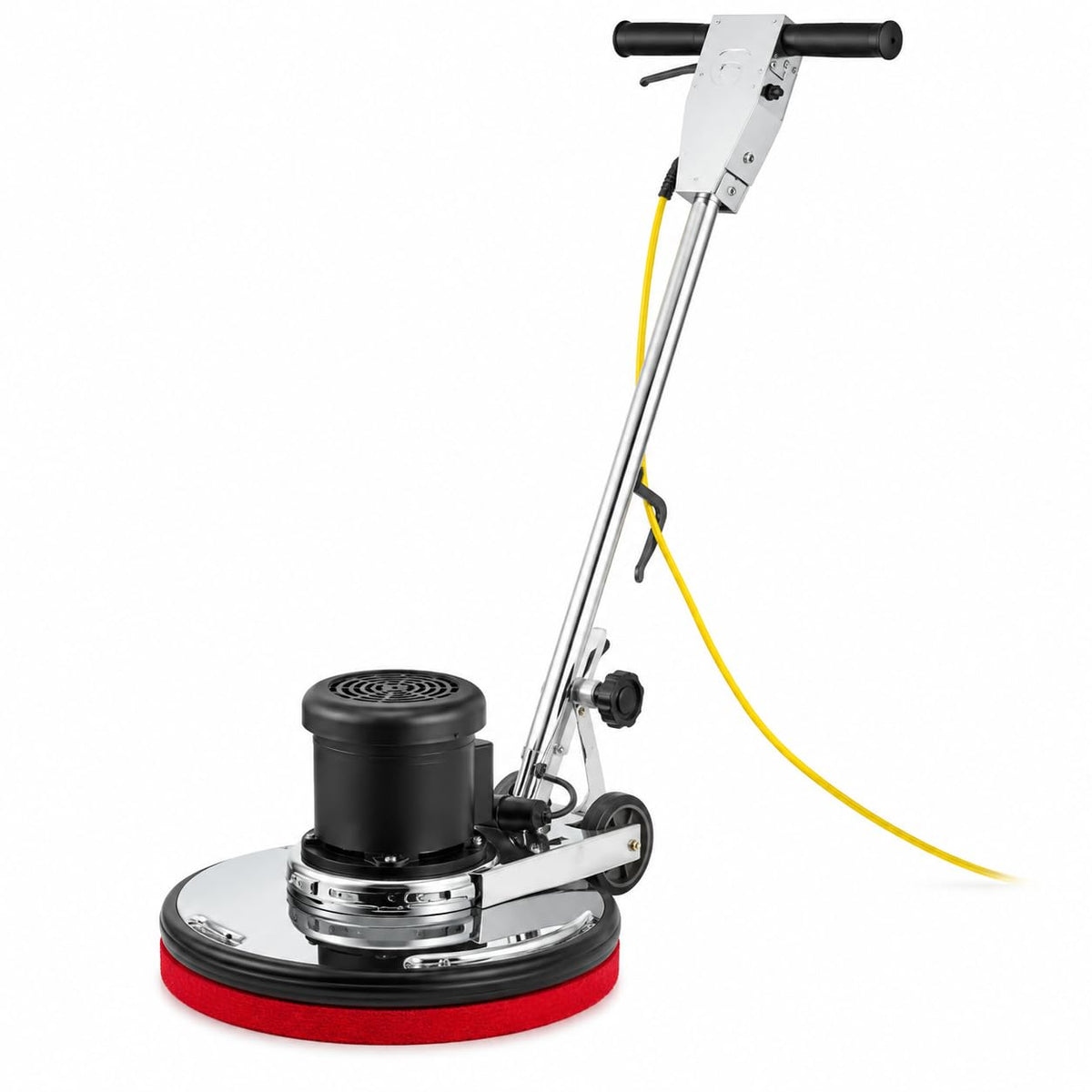 20-Inch Dual Speed Floor Machine by Glownary – Stainless Steel, Model 20dsfm175320
