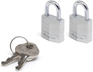 Master Lock 9120EURT 2 Padlocks 20 mm Aluminium