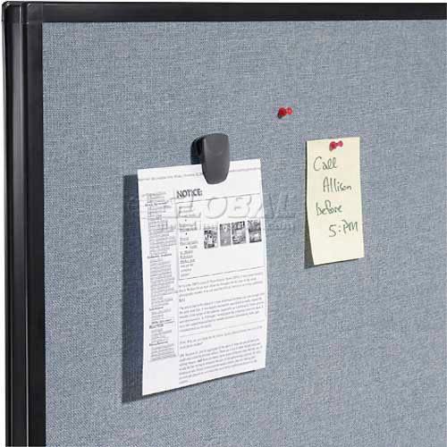 Freestanding Office Partition Panel by Global Industrial – Alloy Steel, Blue, Model 238636FBL
