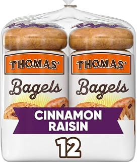 Thomas' Cinnamon Raisin Bagels, 12 Count, 40 oz