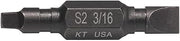 KLEIN TOOLS 32744 SQ2/SL316-1/4-Inch Hex Replacement Bits