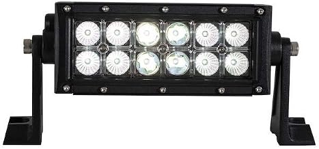 Buyers Products 8 Inch Ultra Bright Dual Row Clear Combination Light Bar by Buyers Products Company – 8 Inch, Aluminum, Clear, Model 1492160