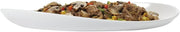 G.E.T. Osslo Collection Oval White Melamine Platter - 15" L x 8" W x 1/2" H