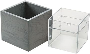 CAL-MIL Ashwood Condiment Holder, 7.5 inch Width x 7.5 inch Depth x 7 inch Height
