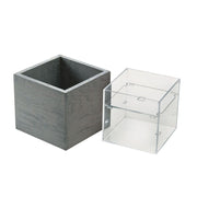 Ashwood Condiment Holder by CAL-MIL – Wood, Gray, Model 22096-83