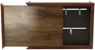 Starlight Canyon Home Brown 20-Inch Hidden Storage Cabinet with Photo Frame, Compact Design, Durable Material, Suitable for Organizing, Home Decor