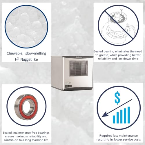 Scotsman 862 lb / Day - No Storage / 0.0 pounds / 1 Ice Makers