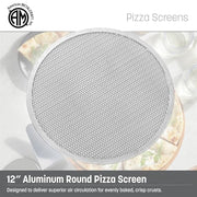 American Metalcraft 12-inch diameter / Pizza pan / Silver Pizza Pans & Stones